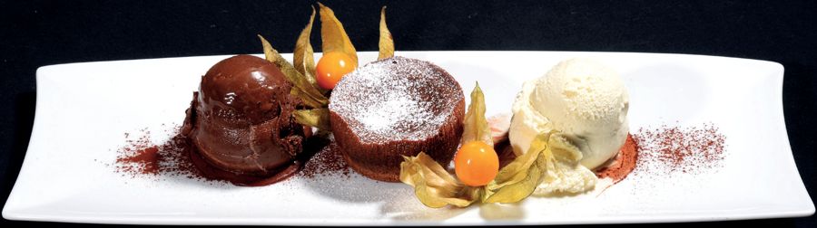 Warmes Schokoladensoufflé