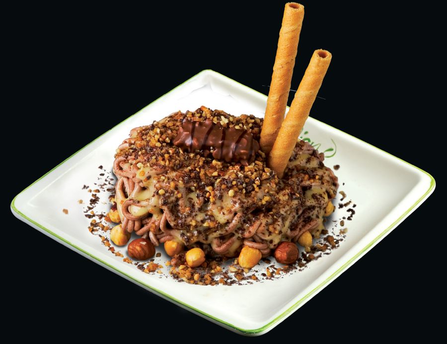 Spaghetti-Eis Carbonara